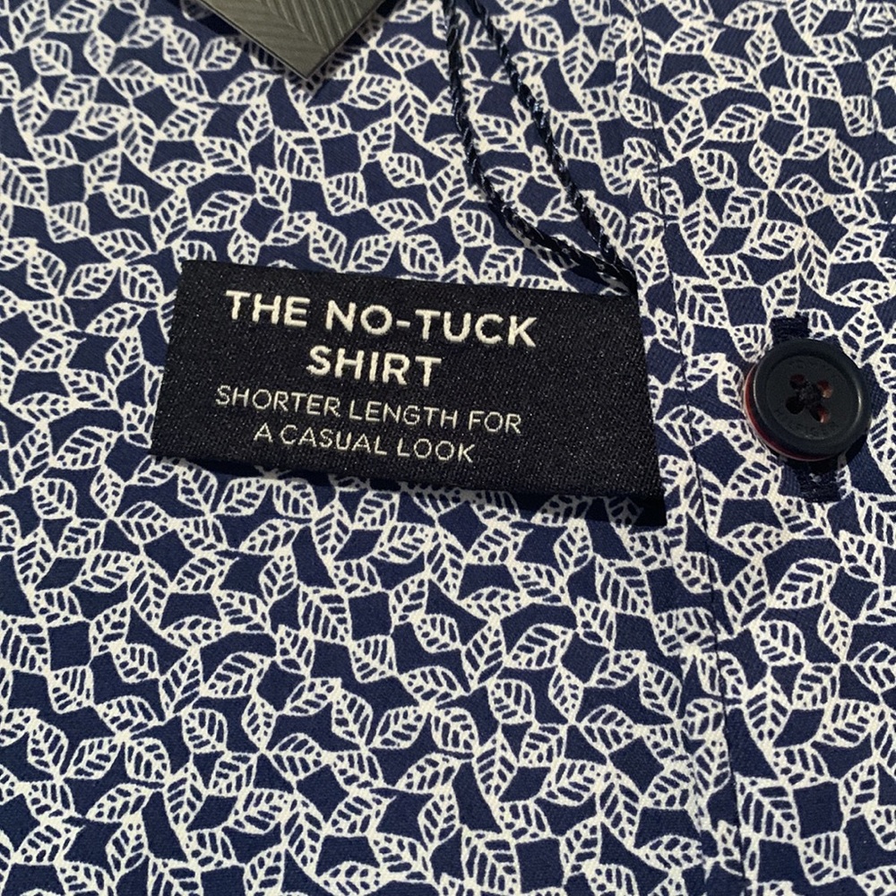 Tommy Hilfiger sz Med, button down Slim Fit No-Tuck Shirt NWTs - Picture 3 of 11